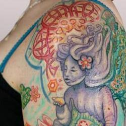 Tattoos - Jenn heart color bodyset - 71363